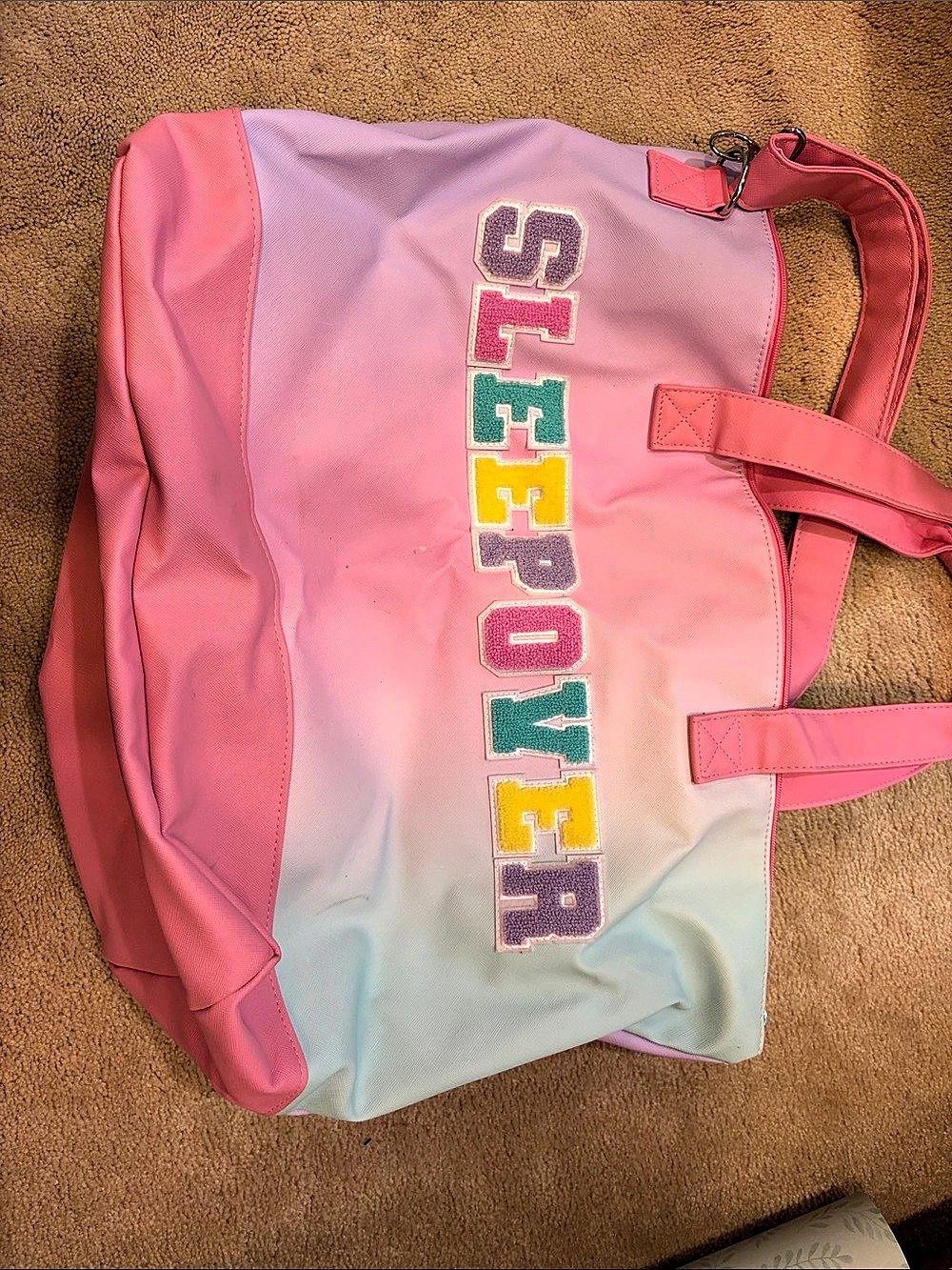 iScream “Sleepover” Travel Bag Pink & Purple